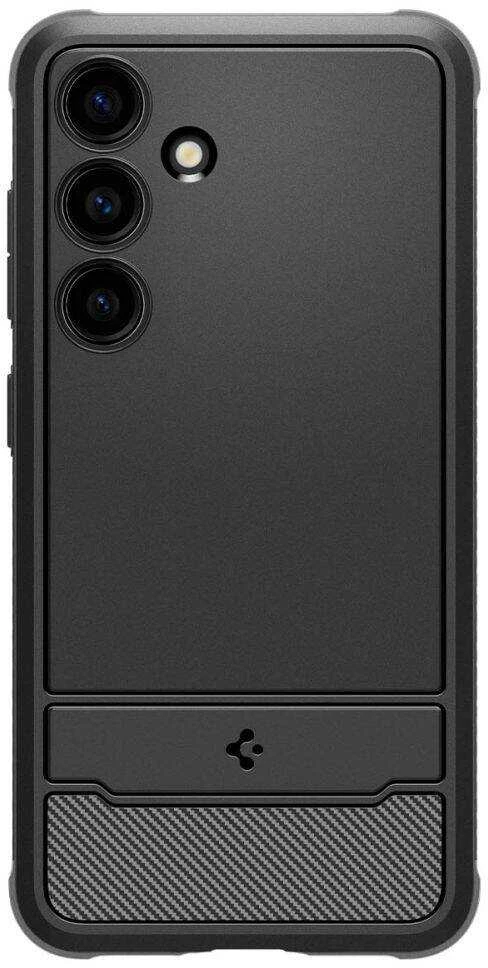 Samsung Galaxy S24 Spigen Rugged Armor Matte dėklas telefonui juodos spalvos