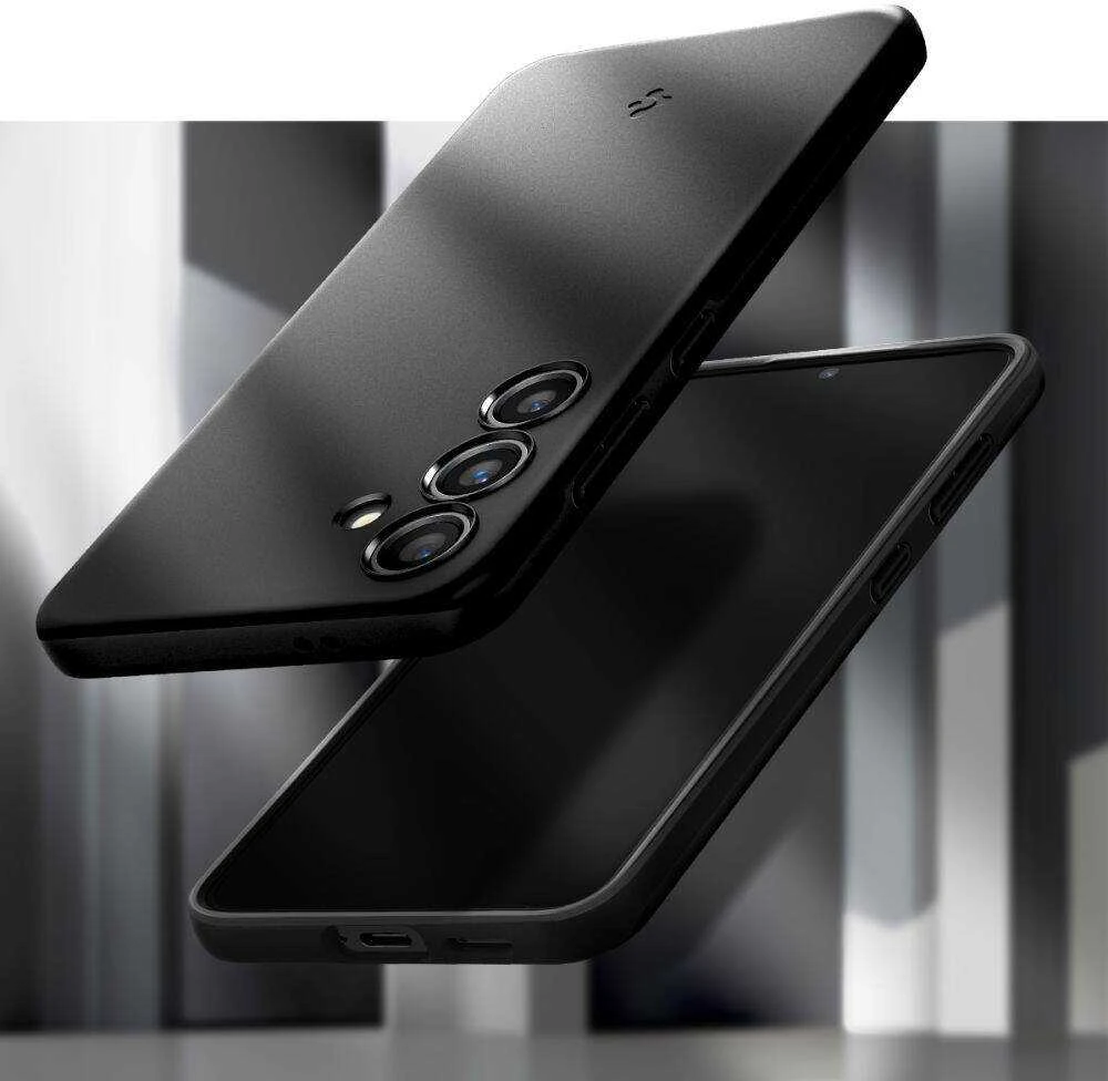 Samsung Galaxy S24 Spigen Thin Fit dėklas telefonui juodos spalvos