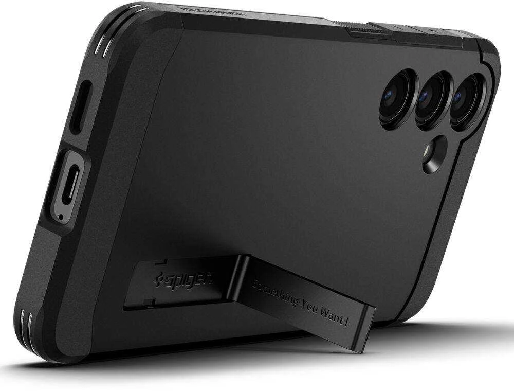 Samsung Galaxy S24 Spigen Tough Armor telefono dėklas juodos spalvos