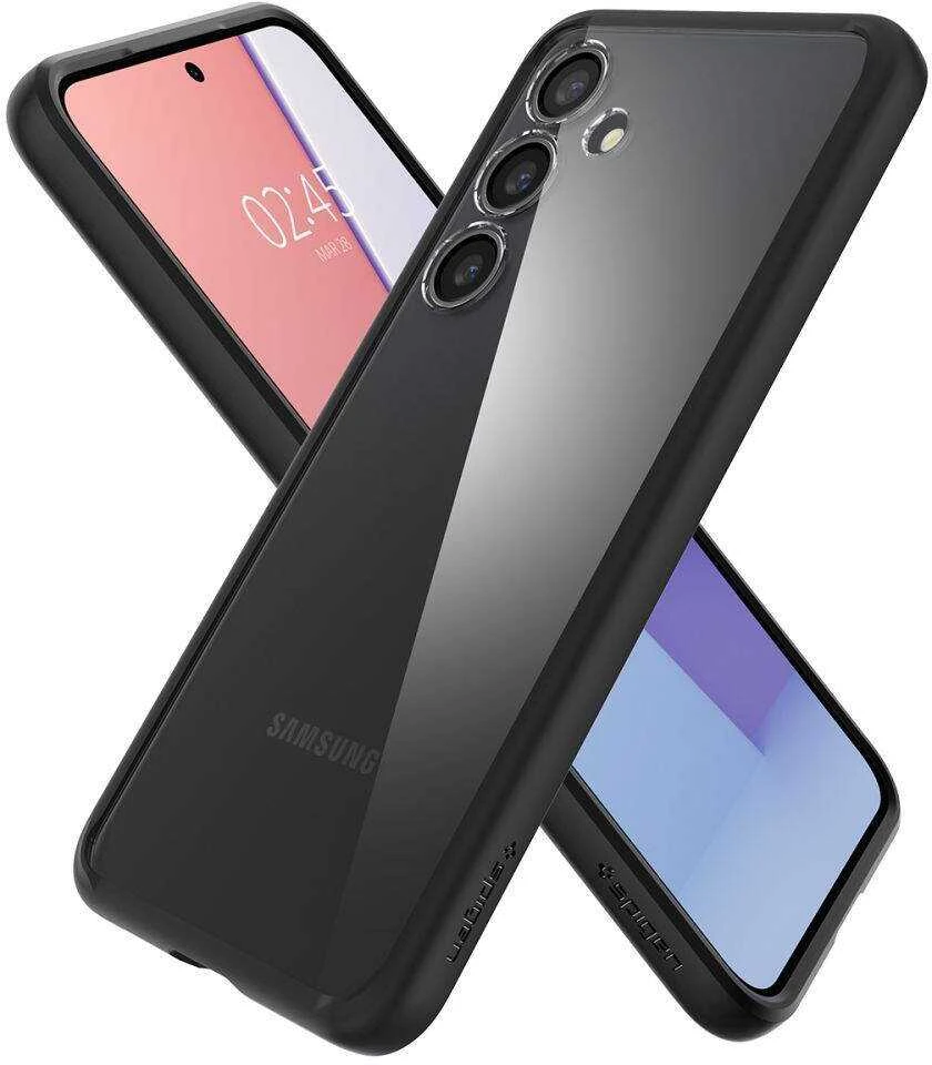 Samsung Galaxy S24 Spigen Ultra Hybrid Matte dėklas telefonui juodos spalvos