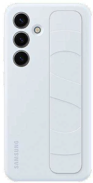 Dėklas Samsung Galaxy S24 Standing Grip Cover Light Mėlyna