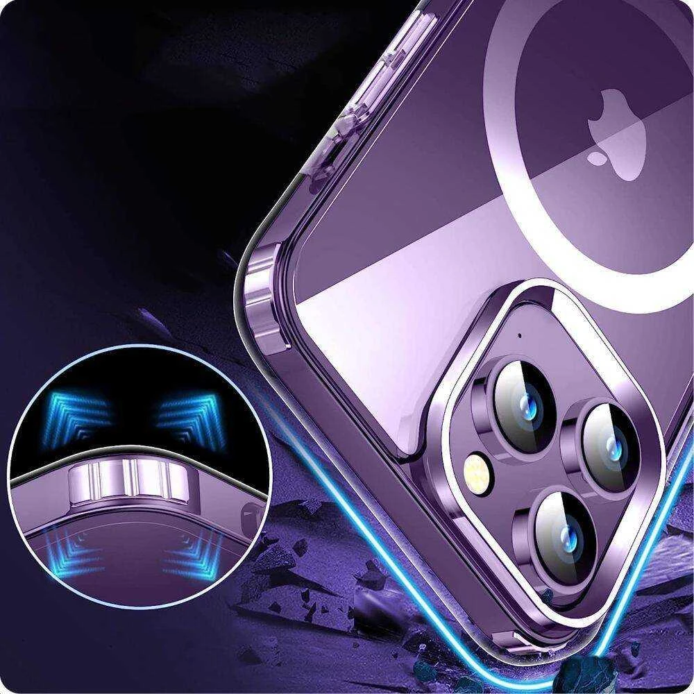 Samsung Galaxy S24 Tech-Protect FlexAir Hybrid MagSafe dėklas telefonui skaidrus