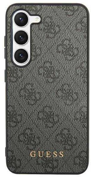 GUESS dėklas skirtas Samsung Galaxy S24 Ultra GUHCS24LG4GFGR (Classic logo) juodos spalvos