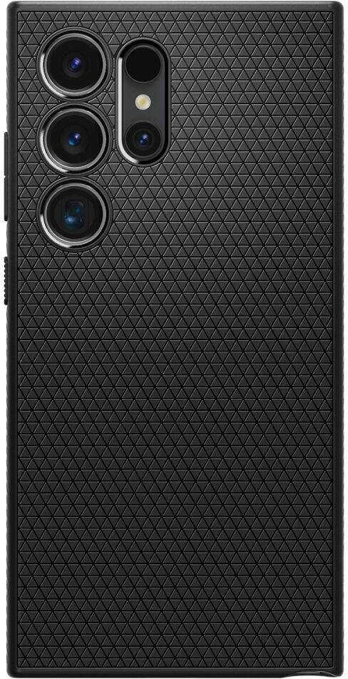 Spigen Liquid Air dėklas skirtas Samsung Galaxy S24 Ultra, spalva - Matte Black