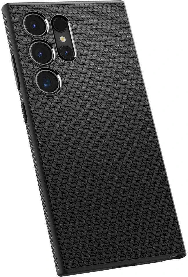 Spigen Liquid Air dėklas skirtas Samsung Galaxy S24 Ultra, spalva - Matte Black