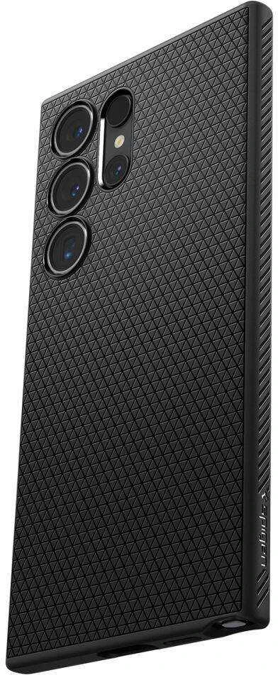 Spigen Liquid Air dėklas skirtas Samsung Galaxy S24 Ultra, spalva - Matte Black
