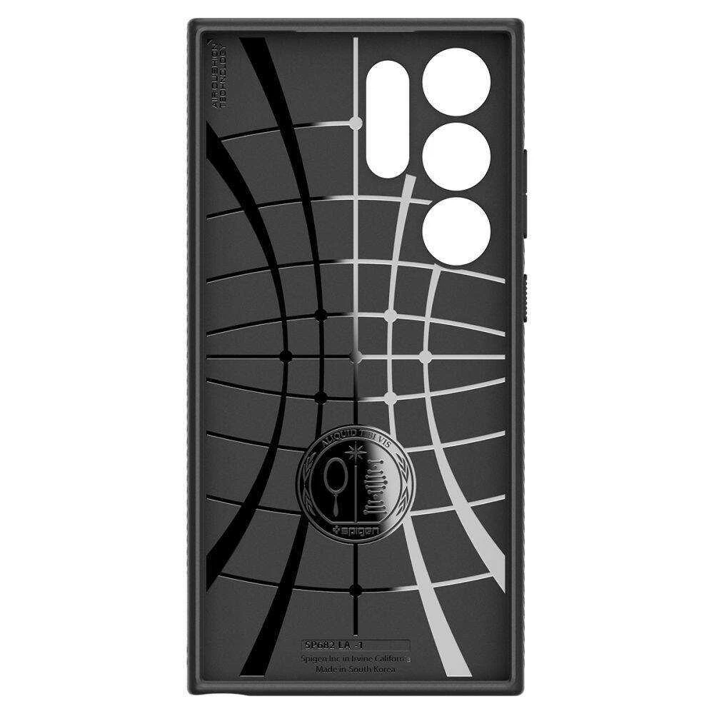 Spigen Liquid Air dėklas skirtas Samsung Galaxy S24 Ultra, spalva - Matte Black