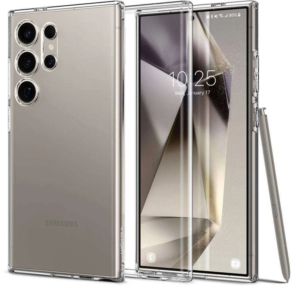 Dėklas SPIGEN LIQUID CRYSTAL GALAXY S24 ULTRA CRYSTAL CLEAR