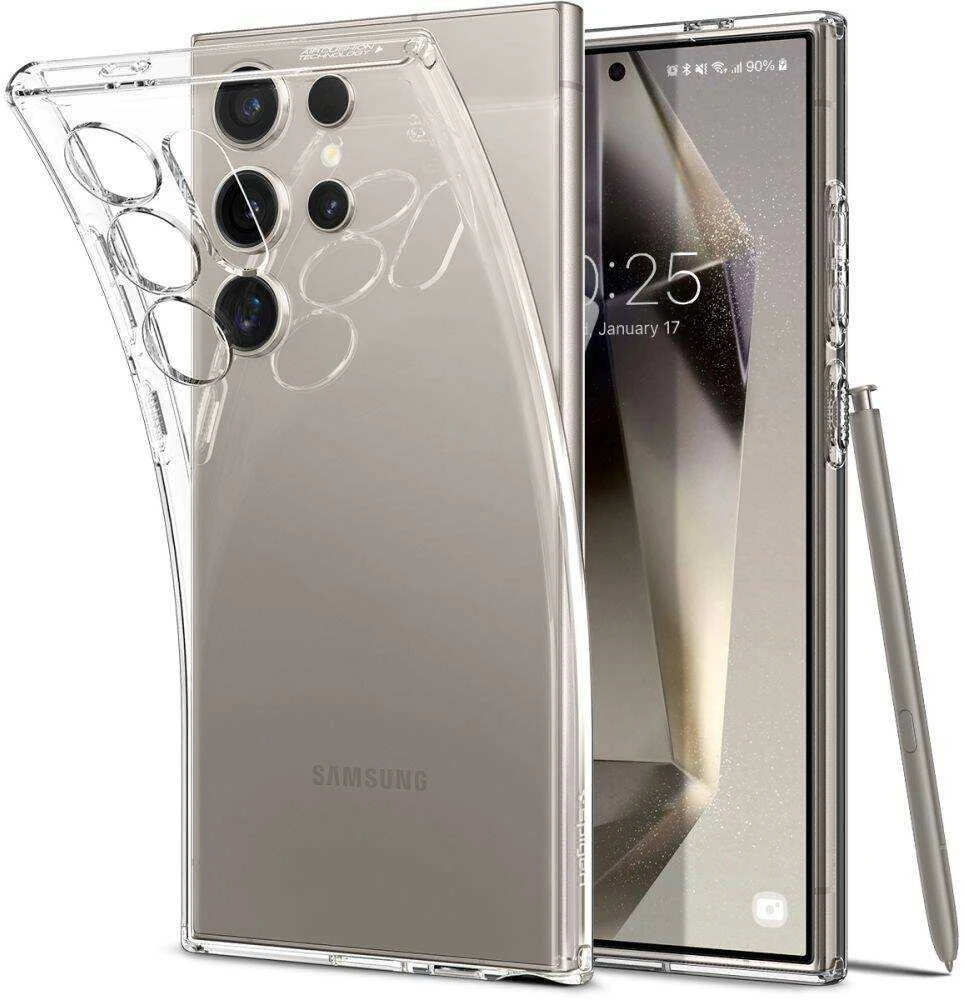 Dėklas SPIGEN LIQUID CRYSTAL GALAXY S24 ULTRA CRYSTAL CLEAR