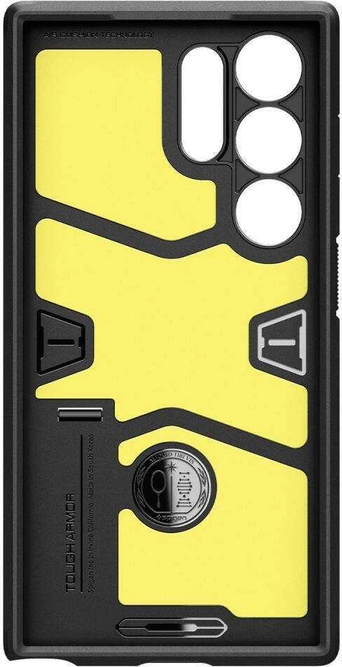 Samsung Galaxy S24 Ultra Spigen Tough Armor dėklas telefonui juodos spalvos