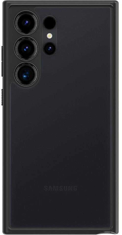 Samsung Galaxy S24 Ultra Spigen Ultra Hybrid Crystal Frost dėklas telefonui juodos spalvos