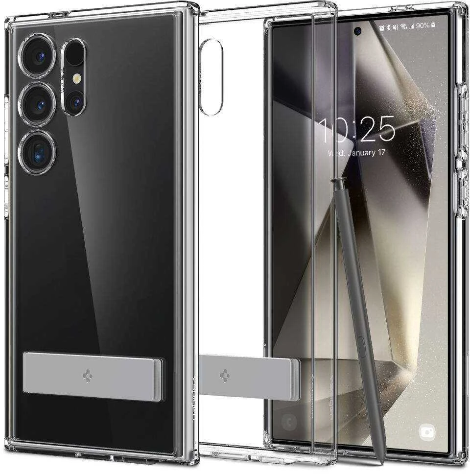 Spigen Ultra Hybrid S – dėklas skirtas Samsung Galaxy S24 Ultra Transparent