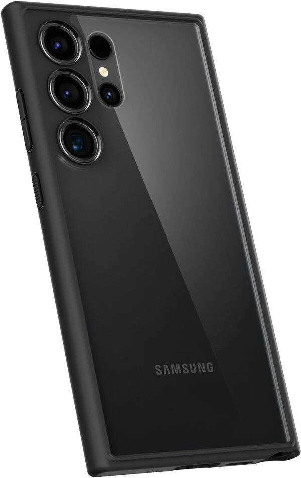 Dėklas Spigen Ultra Hybrid, matte juodos spalvos – Samsung Galaxy S24 Ultra