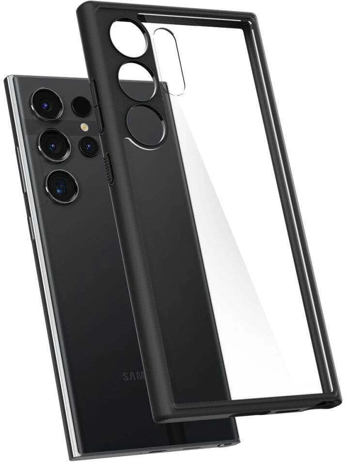 Dėklas Spigen Ultra Hybrid, matte juodos spalvos – Samsung Galaxy S24 Ultra