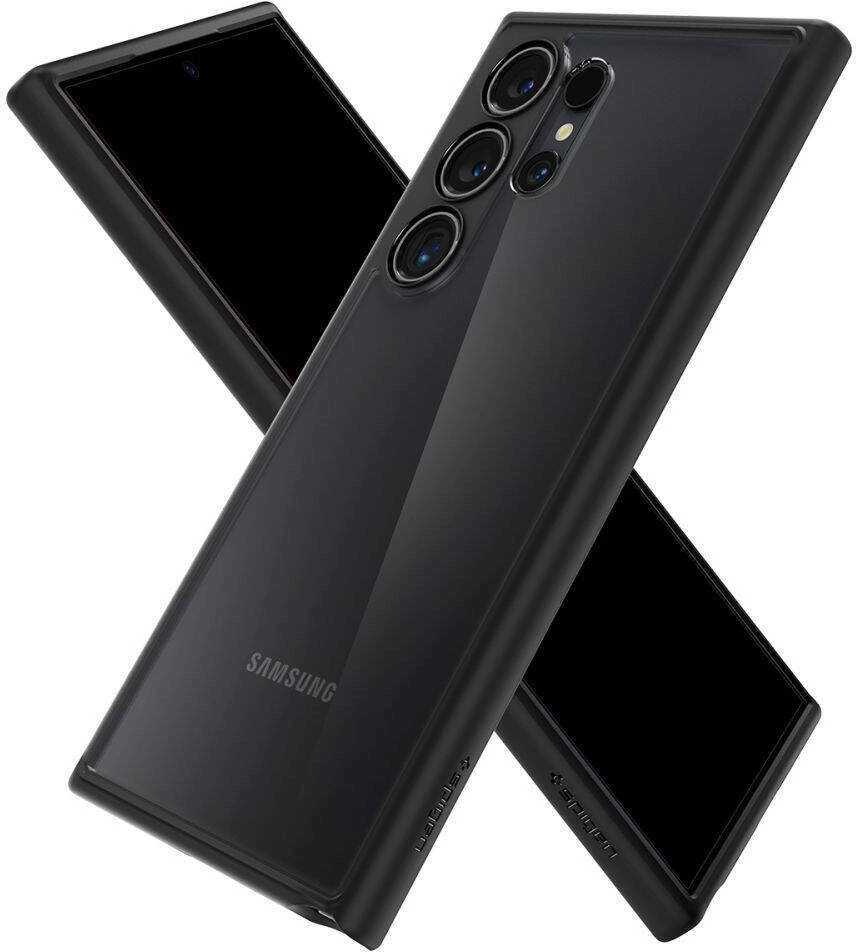 Dėklas Spigen Ultra Hybrid, matte juodos spalvos – Samsung Galaxy S24 Ultra