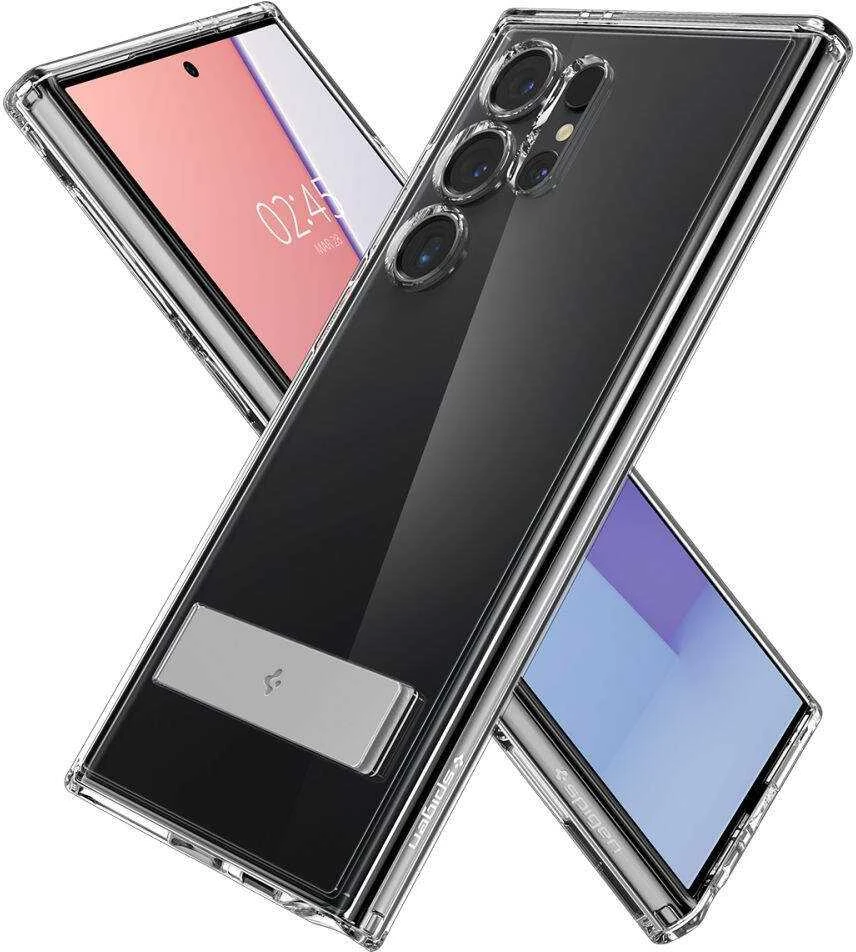 Spigen Ultra Hybrid S – dėklas skirtas Samsung Galaxy S24 Ultra Transparent