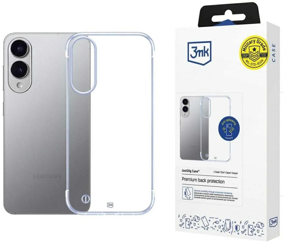 Samsung Galaxy S25 Edge – 3mk Just20g skaidrus Dėklas