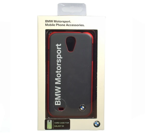 Dėklas hardcase BMW BMHCS4SPL i9505 S4 juodos spalvos
