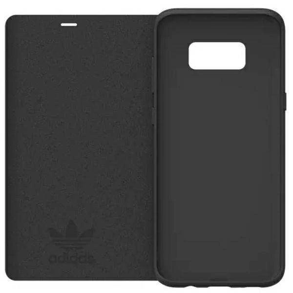 Samsung Galaxy S8+ Adidas OR Booklet dėklas BASIC (28207) juodos spalvos