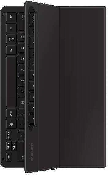 112803 Samsung Galaxy TAB S9 11.0 / S9 FE 10.9 Samsung Book Cover Keyboard Slim (EF-DX720UBEGWW) juodos spalvos