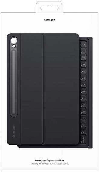 112803 Samsung Galaxy TAB S9 11.0 / S9 FE 10.9 Samsung Book Cover Keyboard (EF-DX725UBEGWW) juodos spalvos