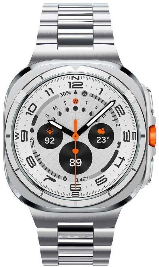 Spigen Modern Fit Band – Bracelet for Samsung Galaxy Watch Ultra 47 mm (Sidabrinis)