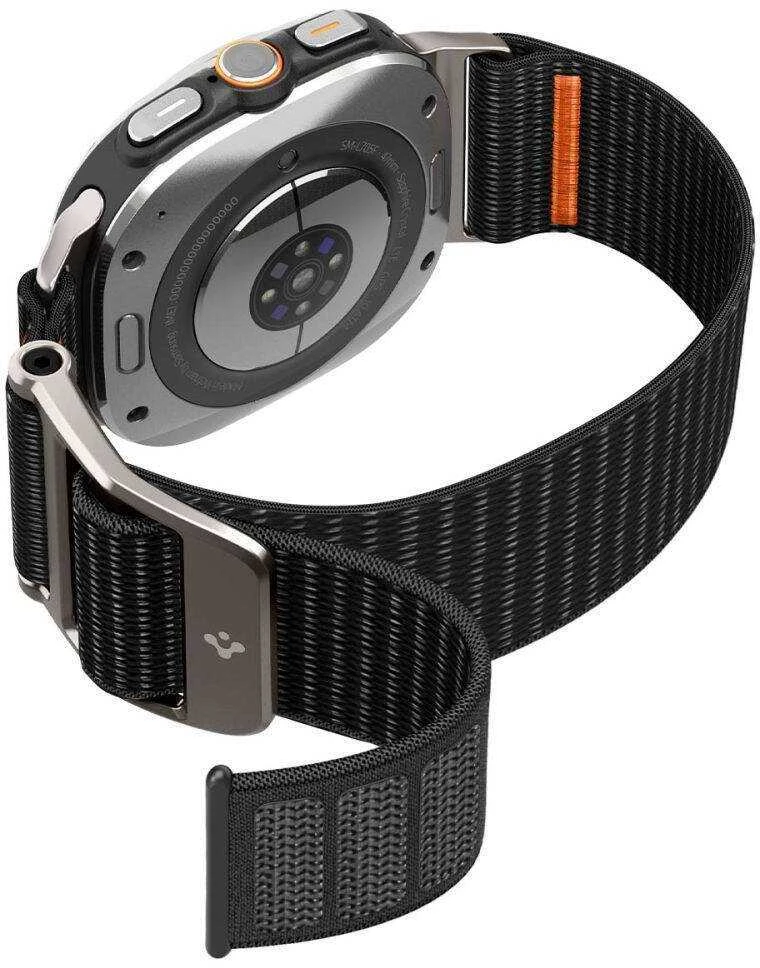 Samsung Galaxy Watch Ultra (47mm) Spigen Durapro Flex juodos spalvos