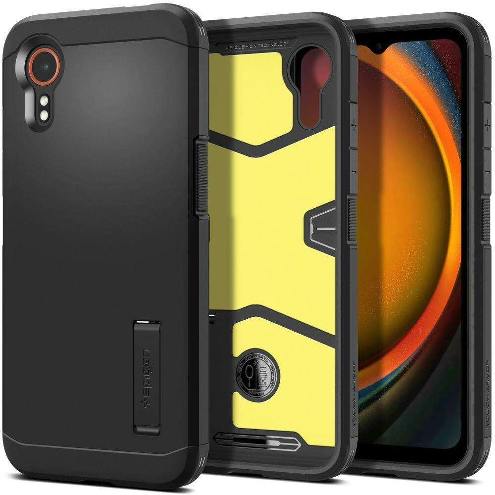 Samsung Galaxy XCover 7 Spigen Tough Armor dėklas telefonui juodos spalvos