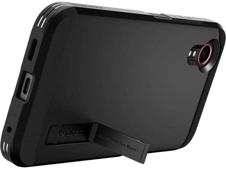 Samsung Galaxy XCover 7 Spigen Tough Armor dėklas telefonui juodos spalvos