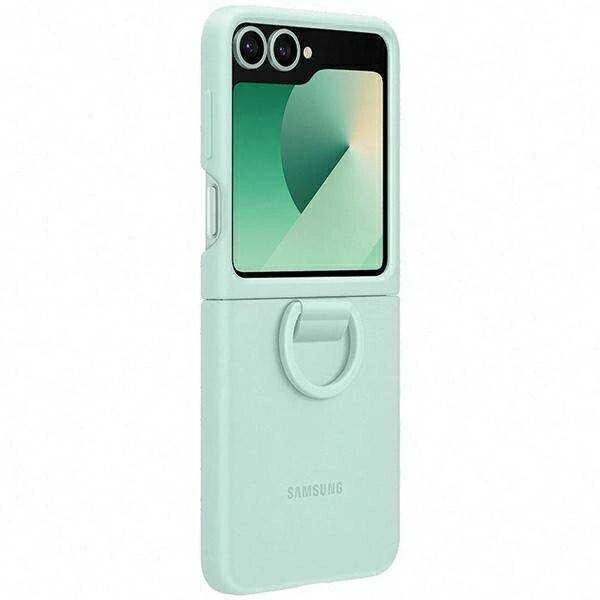 Samsung Galaxy Flip6 Silikoninis dėklas with Ring Mint