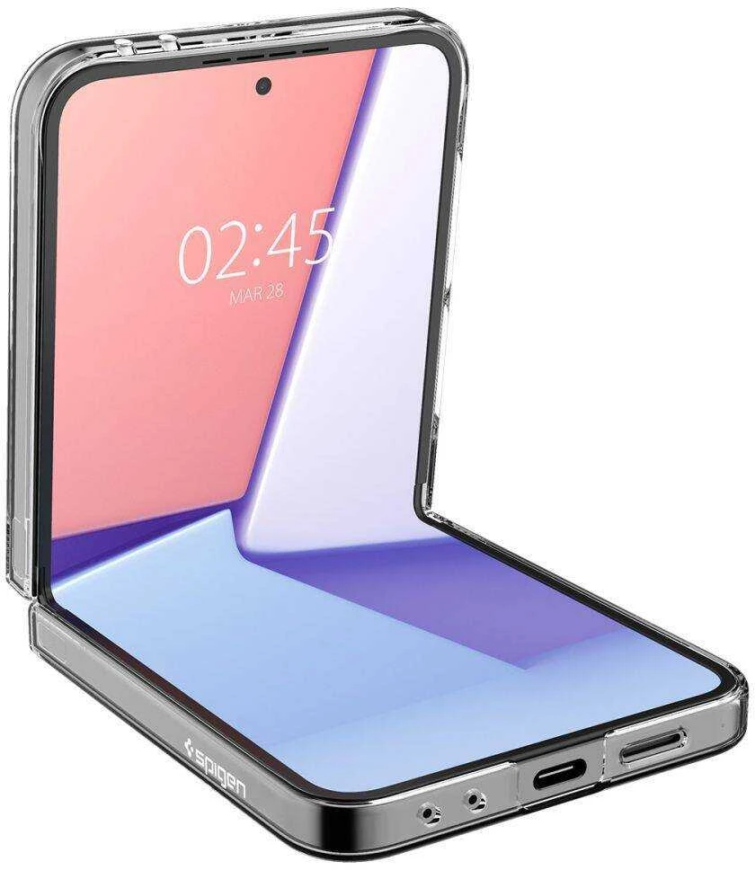 Samsung Galaxy Z Flip6 Spigen Airskin Crystal Clear dėklas telefonui skaidrus