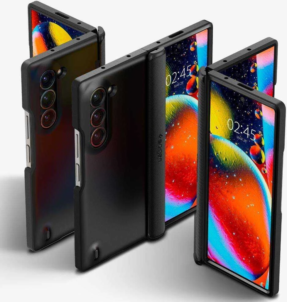 Spigen Slim Armor Pro – dėklas skirtas Samsung Galaxy Z Fold 6 Juodas