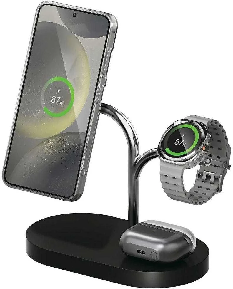 PWU024WIABW Samsung Wireless Charger (3-in-1), Juodas
