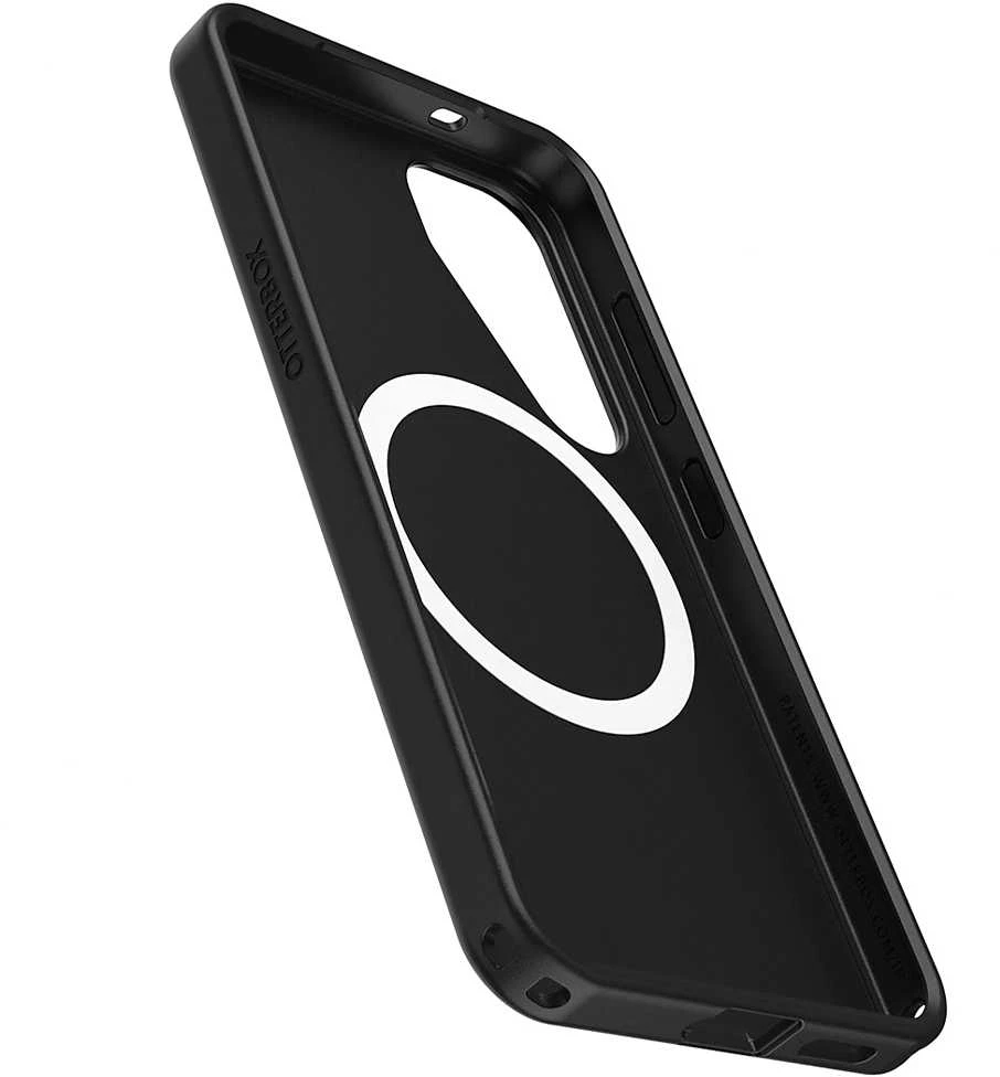 112803 Samsung Otterbox Symmetry Magnet Galaxy S25 dėklas telefonui juodos spalvos