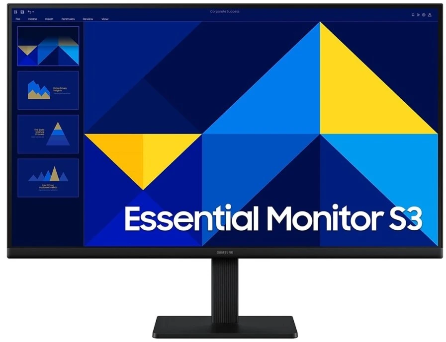 Monitorius - Samsung LS27D304GAUXEN 27" Full HD 100Hz Flicker-Free Eye Saver Juodas