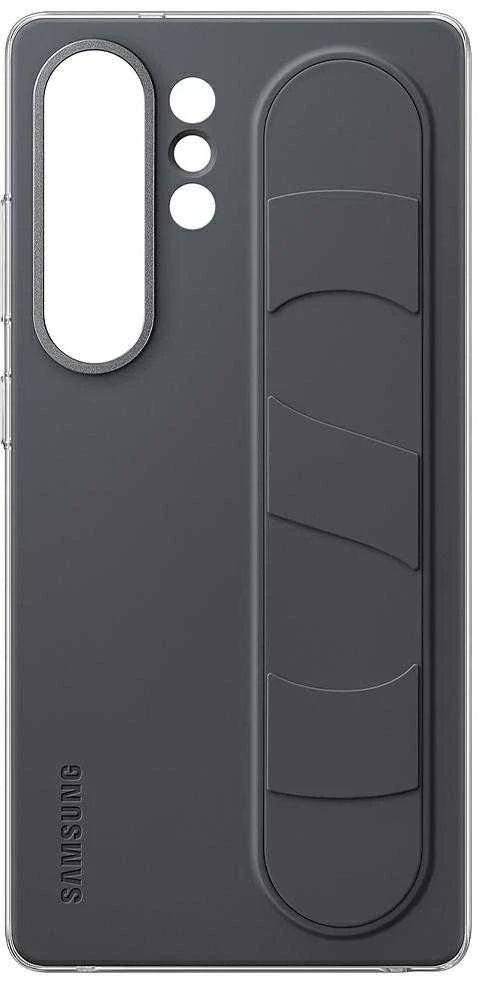 Dėklas Samsung Galaxy S25 Ultra Standing Grip Cover Juodas