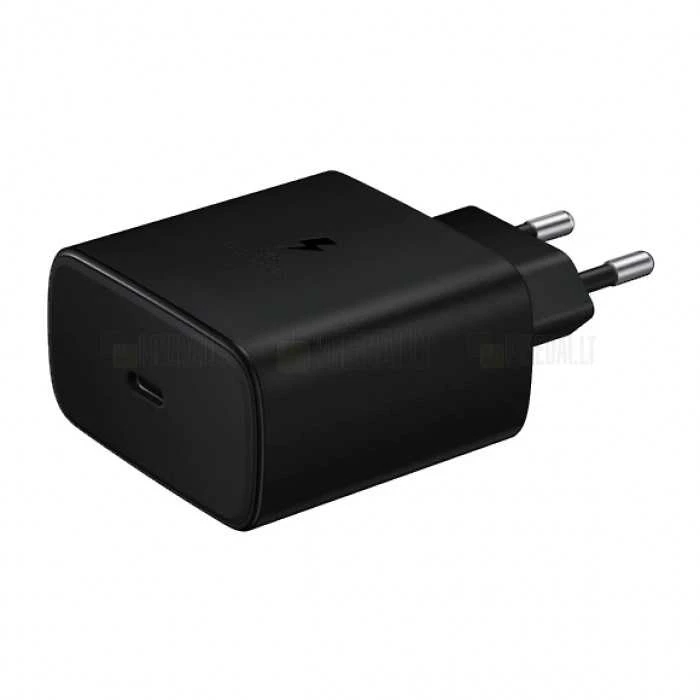 PTU020SO Samsung 45W Power Adapteris Type-C, Juodas (Juodas)