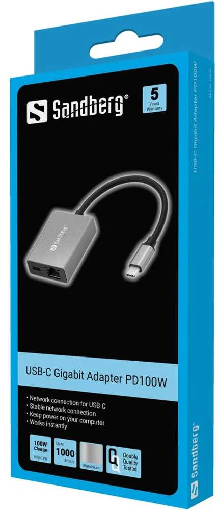 Sandberg USB-C adapteris pakuotėje