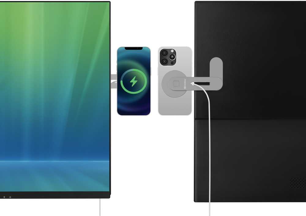 Sandberg ScreenMount magnetinis įkroviklis 15W
