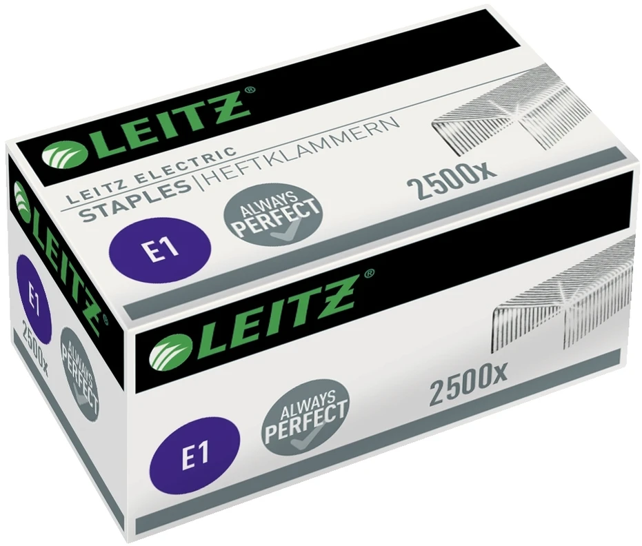 Sąsagėlės ELECTRIC E1 Nr.10 2500vnt. LEITZ cinkuotos