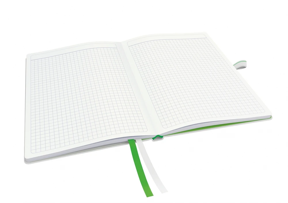 *Sąsiuvinis Leitz Complete A5, 80 lapų langeliais, baltos spalvos