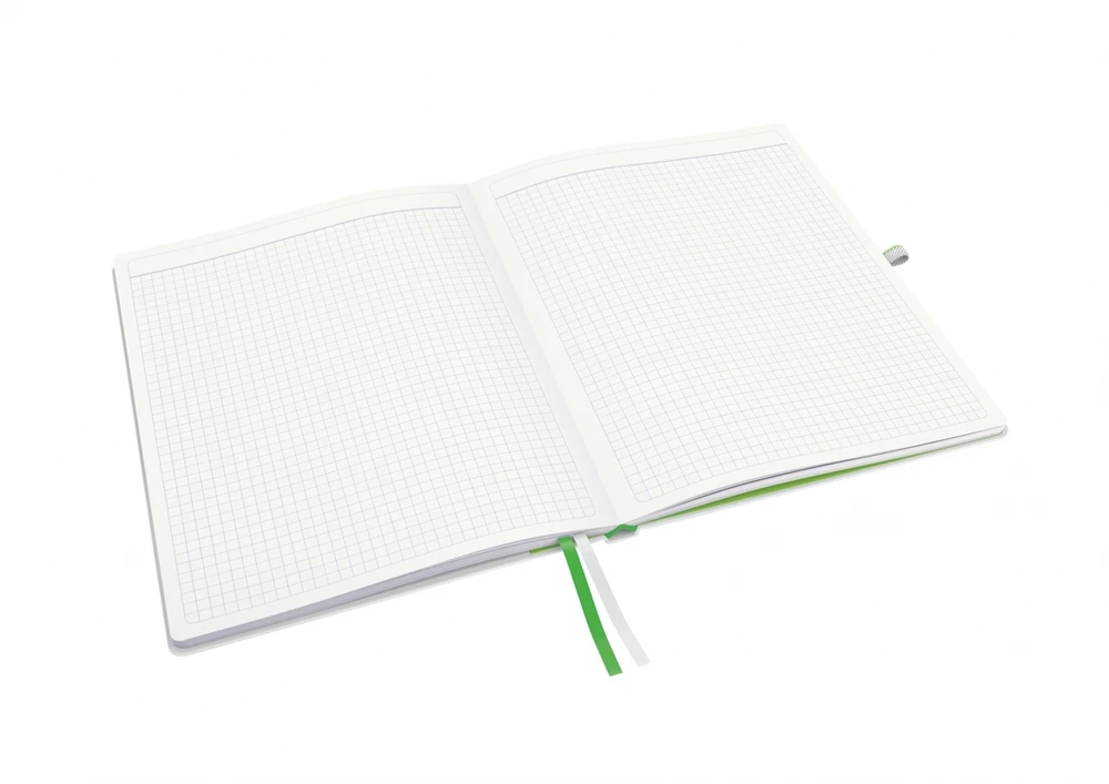 Sąsiuvinis Leitz Complete, iPad dydžio, 80 lapų langeliais, baltos spalvos