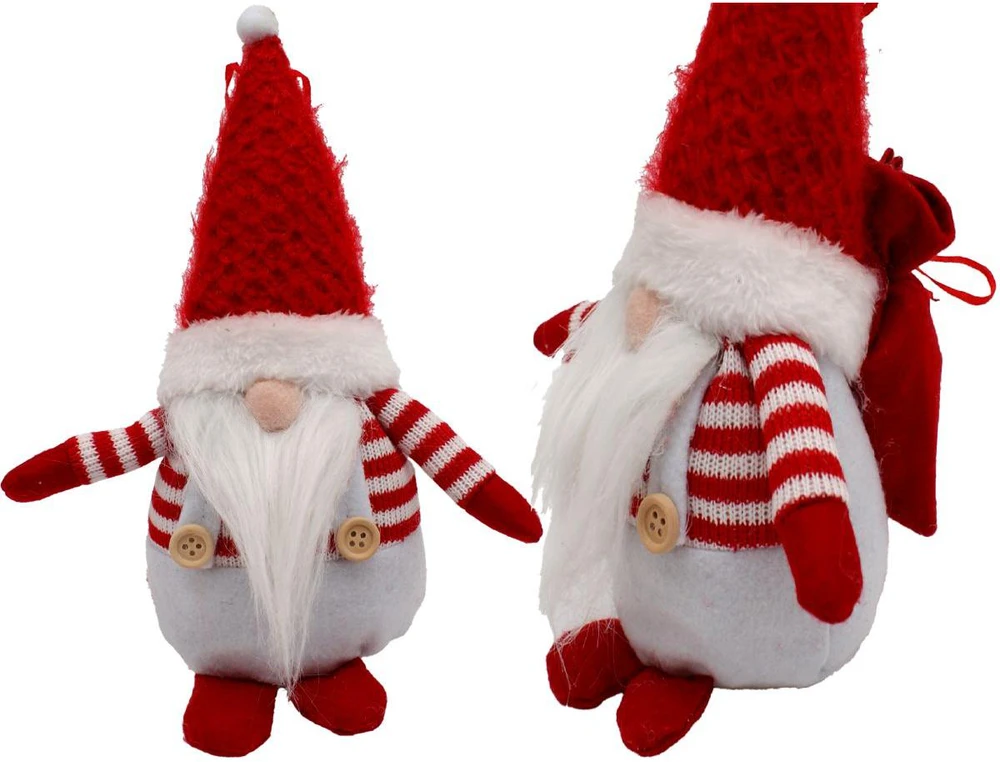 Saska Christmas Kalėdinis dekoratyvinis nykštukas su maišu