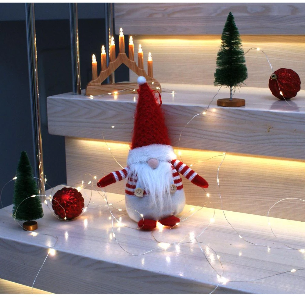 Saska Christmas Kalėdinis dekoratyvinis nykštukas su maišu