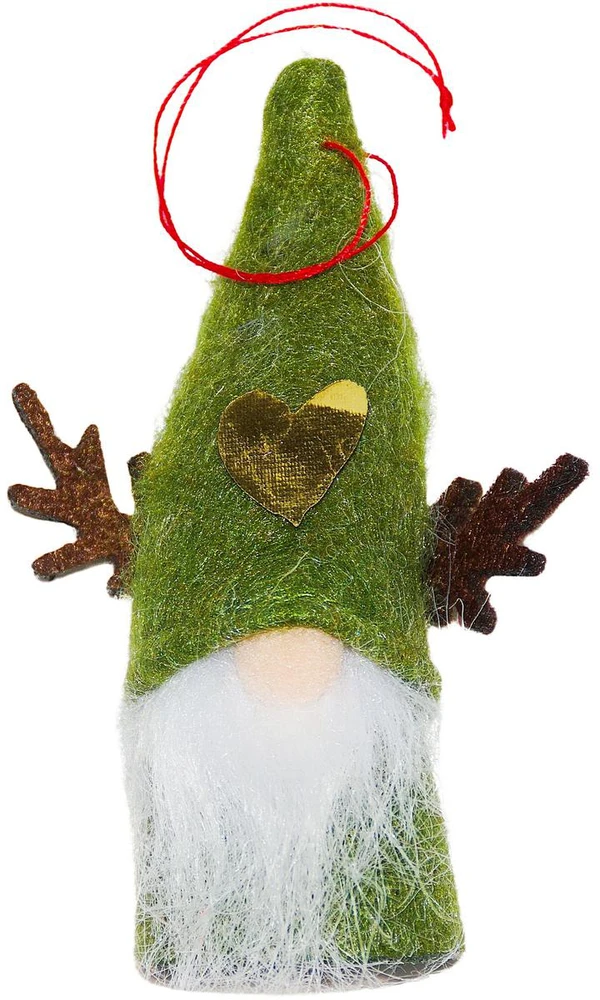 Saska Christmas Žalia kalėdinė dekoracija pakabinama 9cm