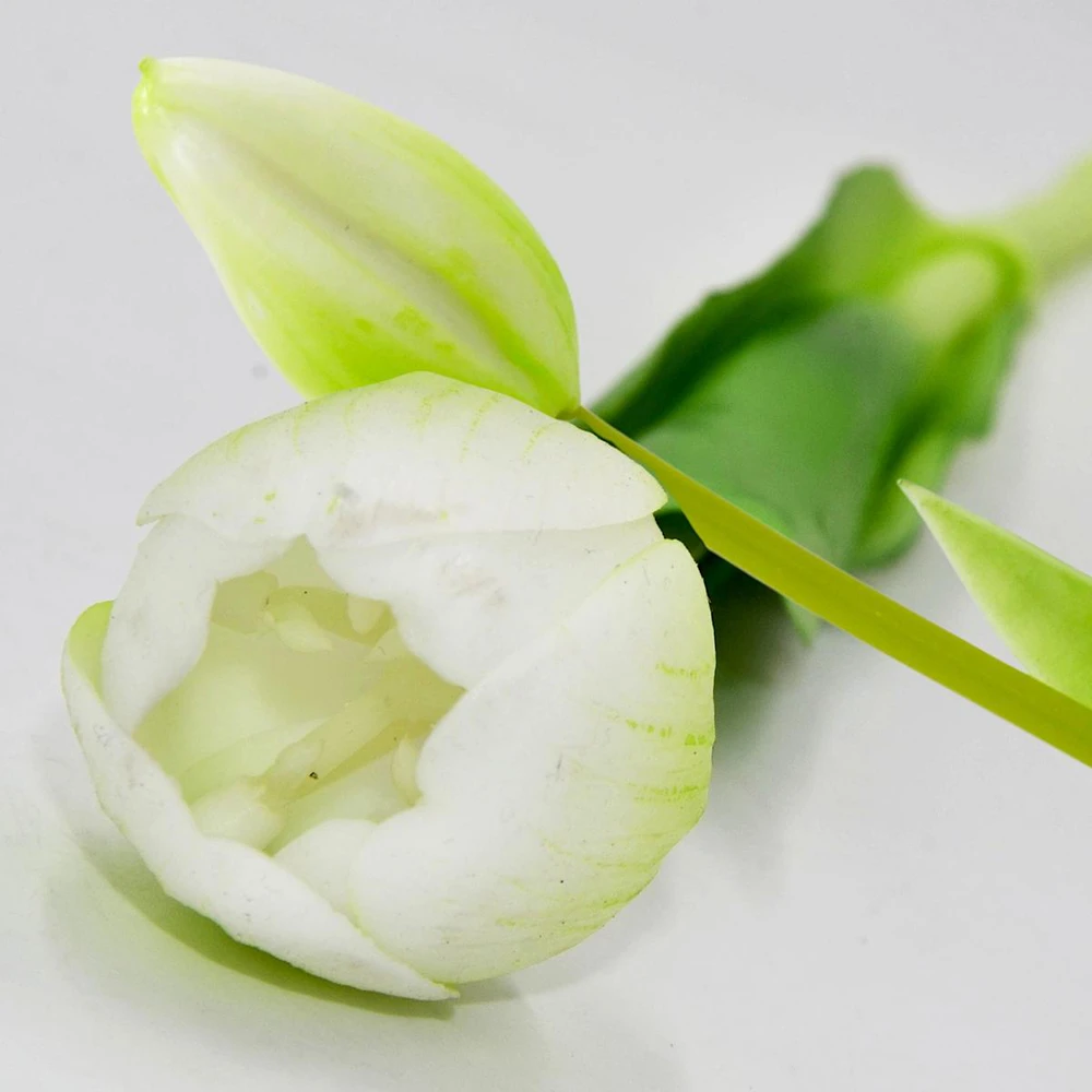 Saska Garden Baltų tulpių puokštė 39 cm dekoracijai