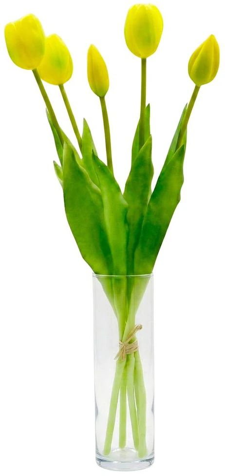 Saska Garden geltonų tulpių puokštė 39 cm