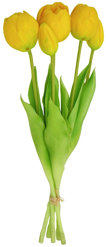 Saska Garden Geltonų tulpių puokštė 39 cm