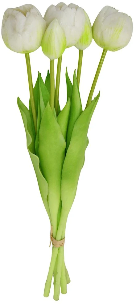 Saska Garden balta tulpinė bijūnė puokštė 39 cm
