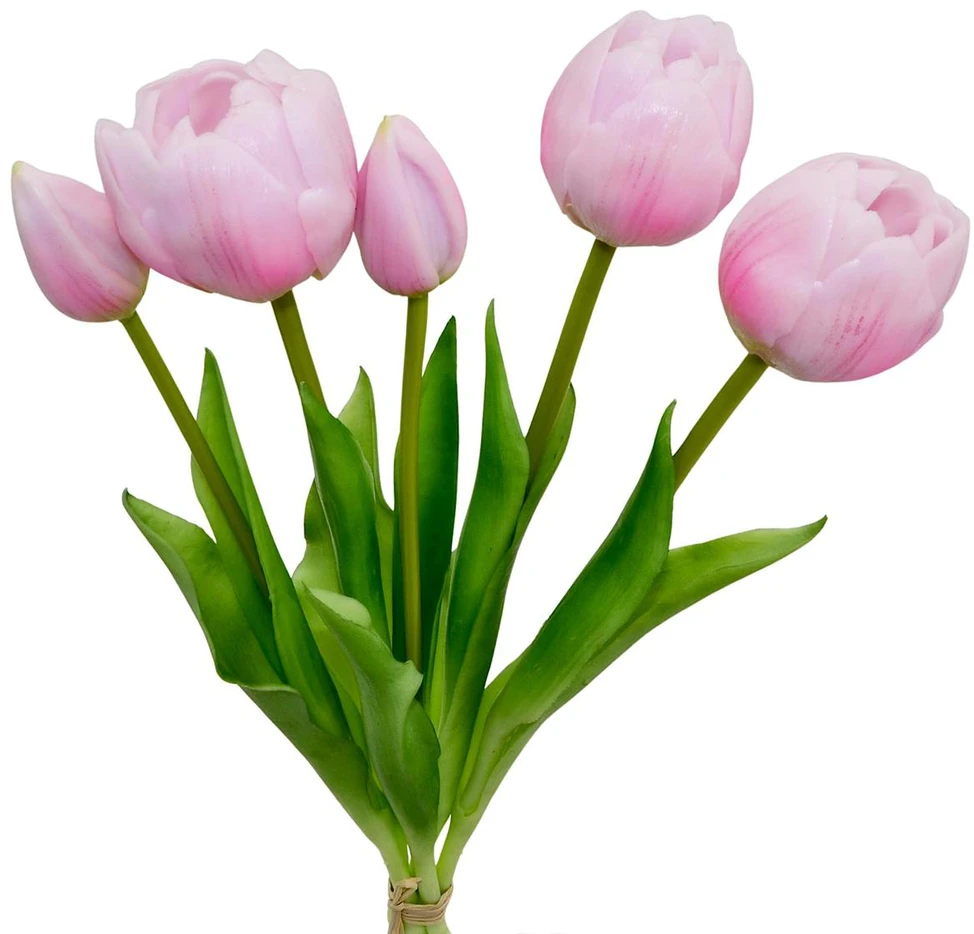 Saska Garden rožinės bijūnų tulpės 39 cm dekoracija